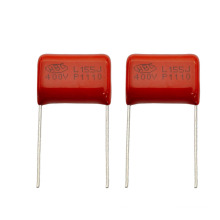 cbb22 capacitor 155j 400v metallized polypropylene film capacitor